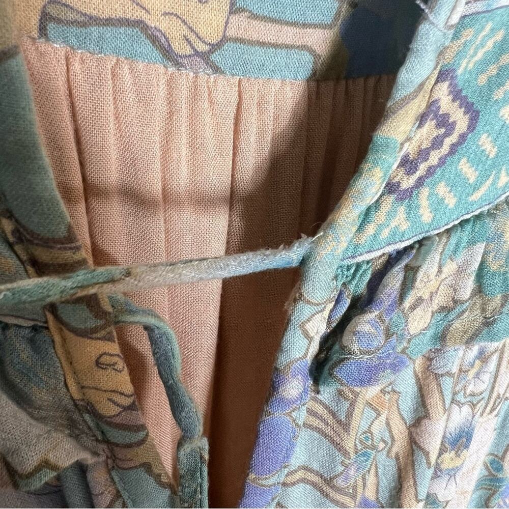 Spell x Free People Amethyst Maxi Dress Turquoise Blue Sz XS - Picture 9 of 15
